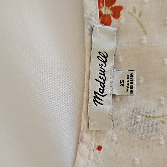 Madewell Prose Shirt in Dotted Floral Heyday Size XS - Picture 4 of 9